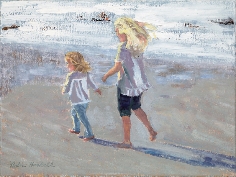 By the Sea in Palos Verdes (Madeline and Chloe) - Commissioned